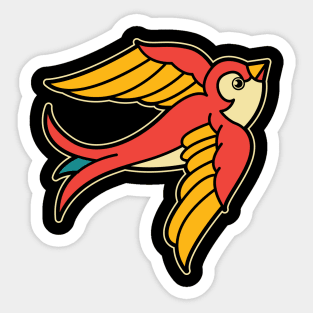 tattoo bird Sticker